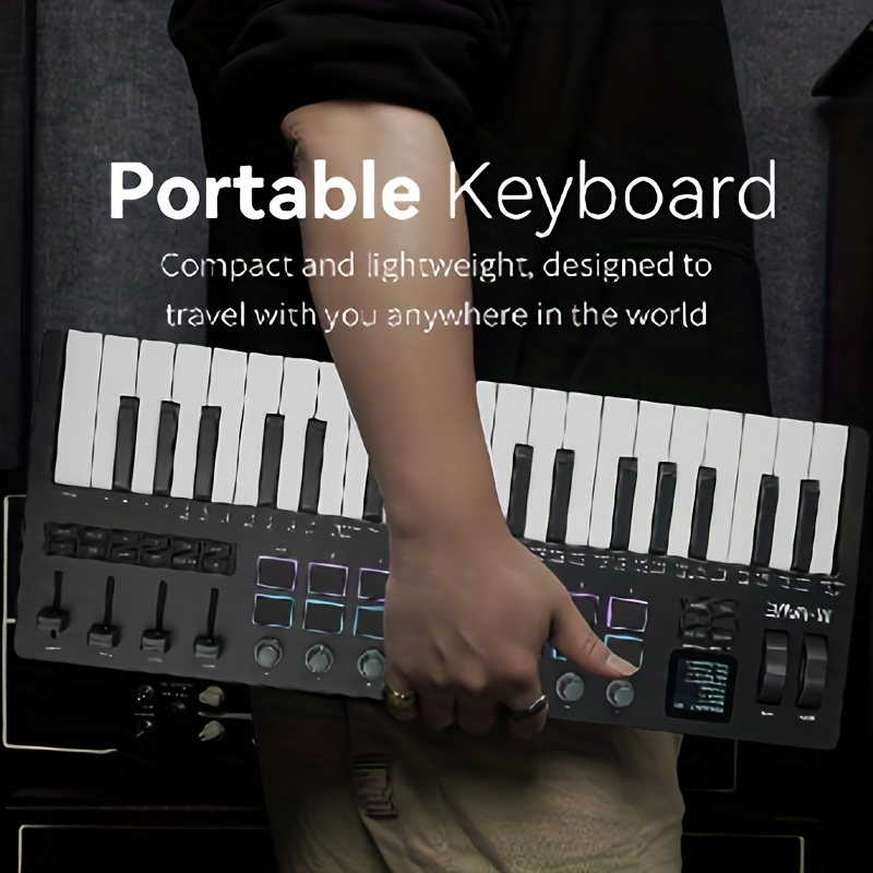 Midi Controller Pad - M-VAVE SMK37PRO 37-toetsen Bluetooth MIDI Keyboard