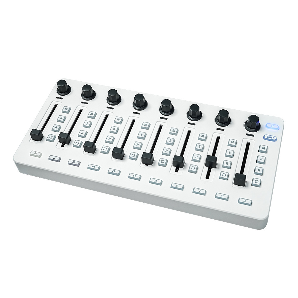 Audio Music Dj - MIDI-controllermixer, 8 encoders, softwarebesturing, audio-interface, DJ-apparatuur,