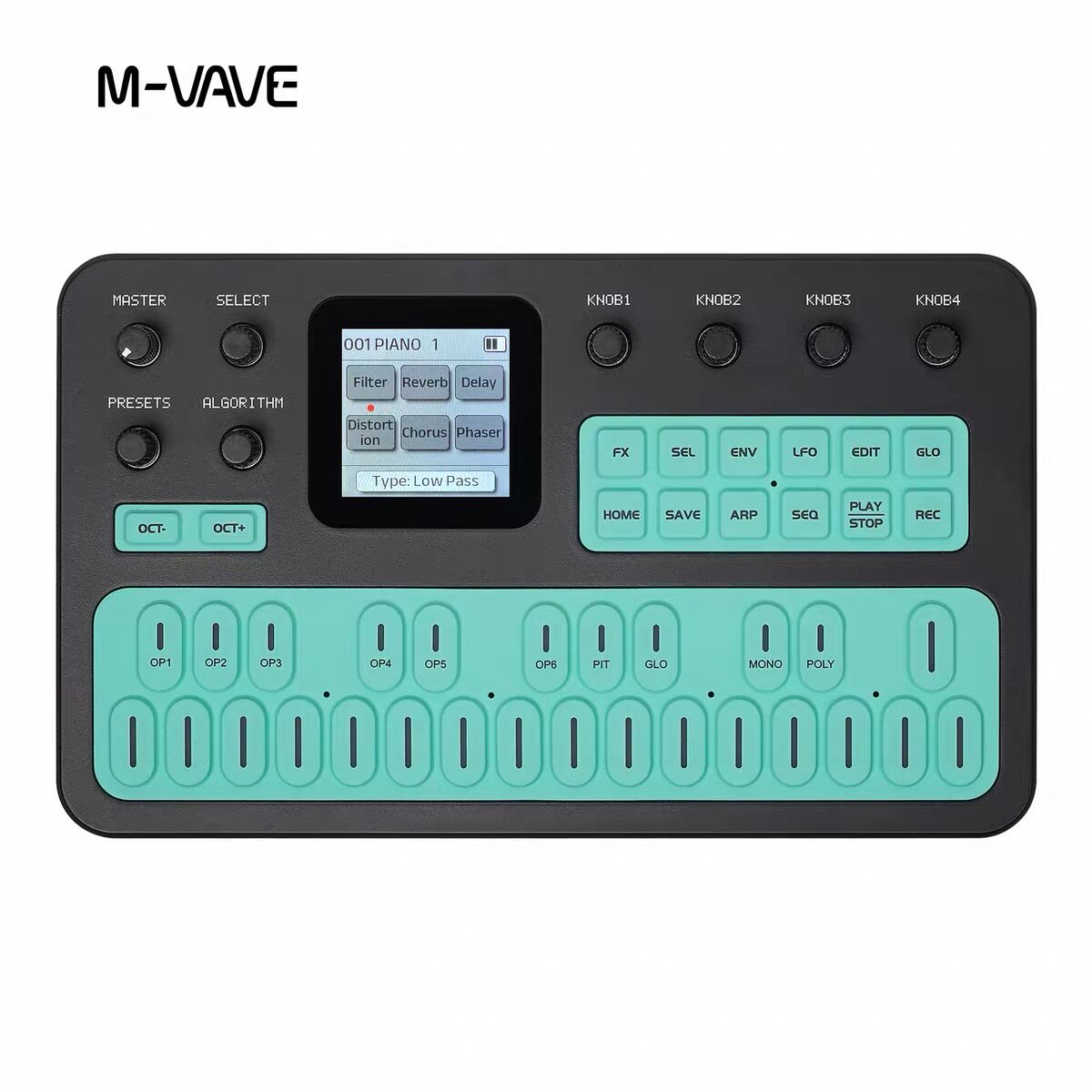 M-VAVE FM1 Pocket FM-synthesiz - Midi Controller Pad recensie en prijs