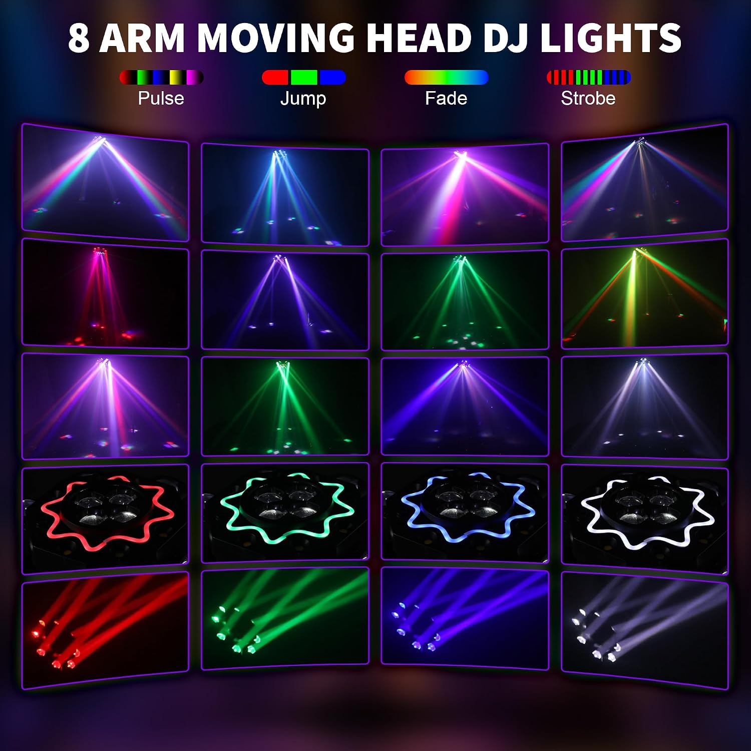 200W Disco Party Verlichting 8 - Audio Music Dj recensie en prijs