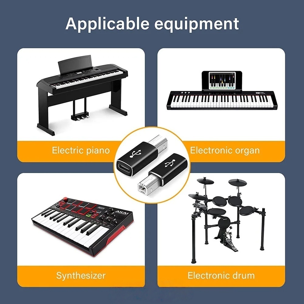 USB B mannelijke naar USB Type - Midi Controller Pad recensie en prijs